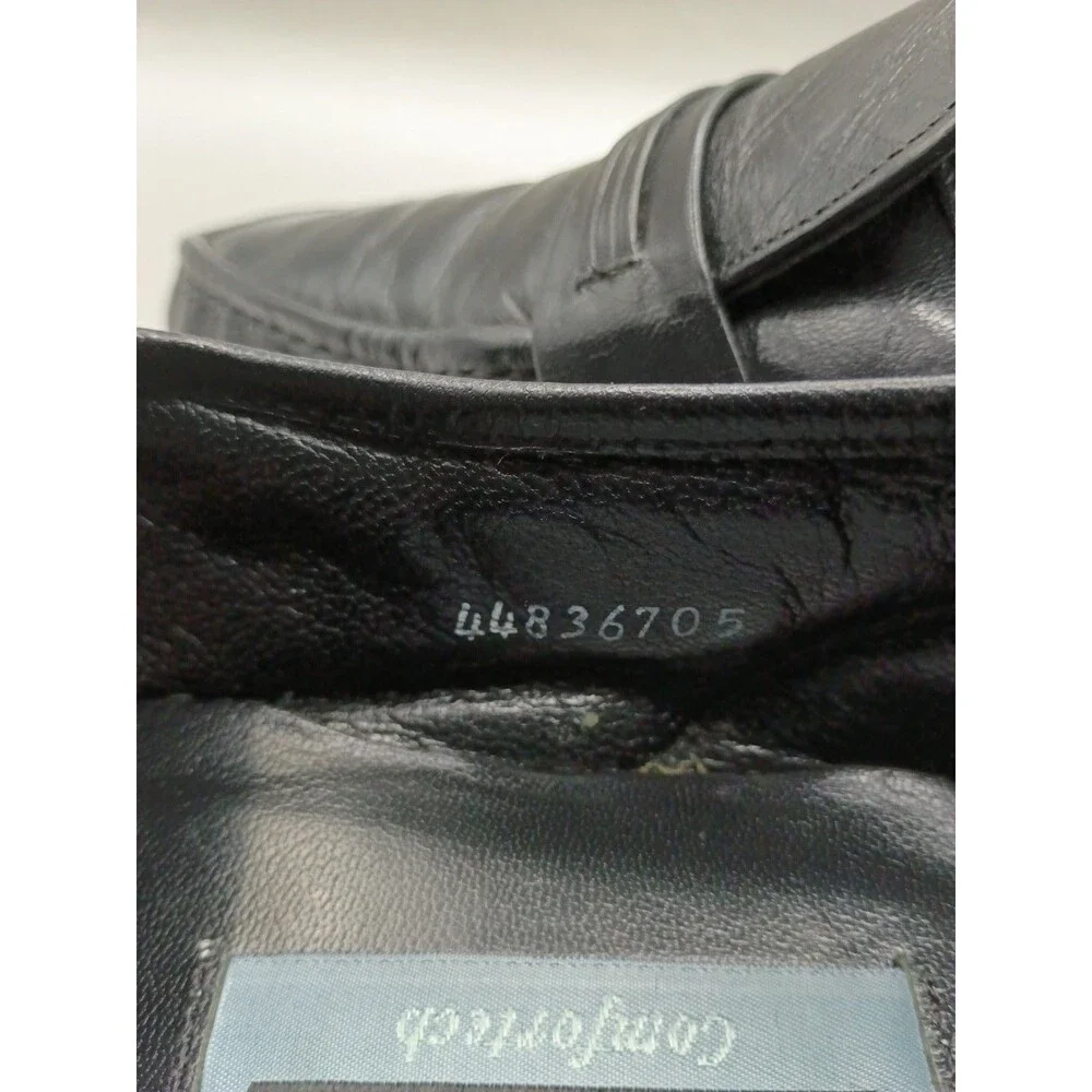 Florsheim Riva Comfortech Loafe Black Leather Size 9 .5